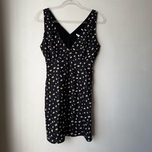 Princess Polly Nellie Black Yellow Floral Mini Dress 6